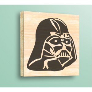 Wall Decoration | For Kids, Wood | Darth-Vader