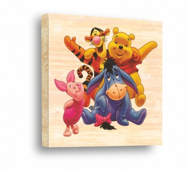 Winnie Pooh, Friends, Wood