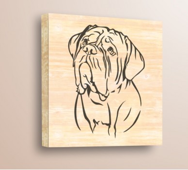 Dog 671415, Wood Picture