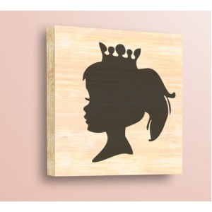 Wall Decoration | For Kids, Wood | Princess 679, Wood