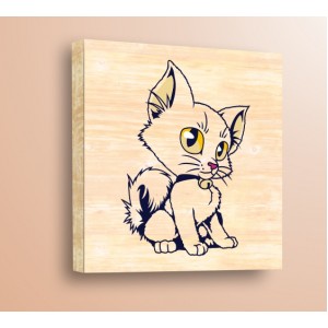 Wall Decoration | For Kids, Wood | Cat 910010
