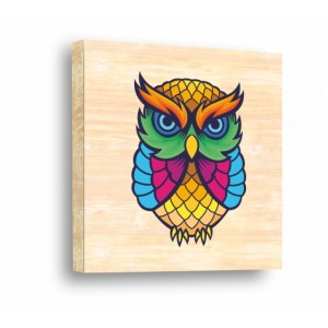 Wall Decoration | For connoisseurs, Wood | Owl 91121