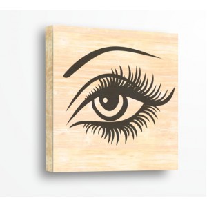 Wall Decoration | For Kitchen, Wood | Eye 952403, Wood Picture
