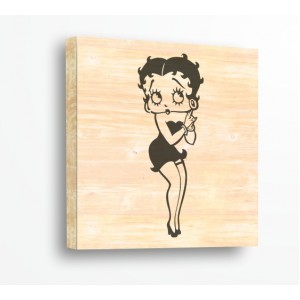 Wall Decoration | Wood | Betty Boop, Shy