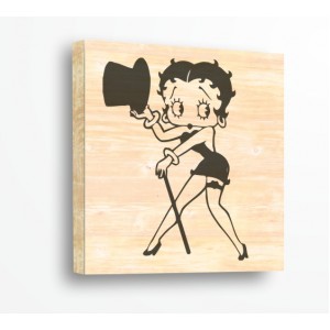 Wall Decoration | For connoisseurs, Wood | Betty Boop, Dancing